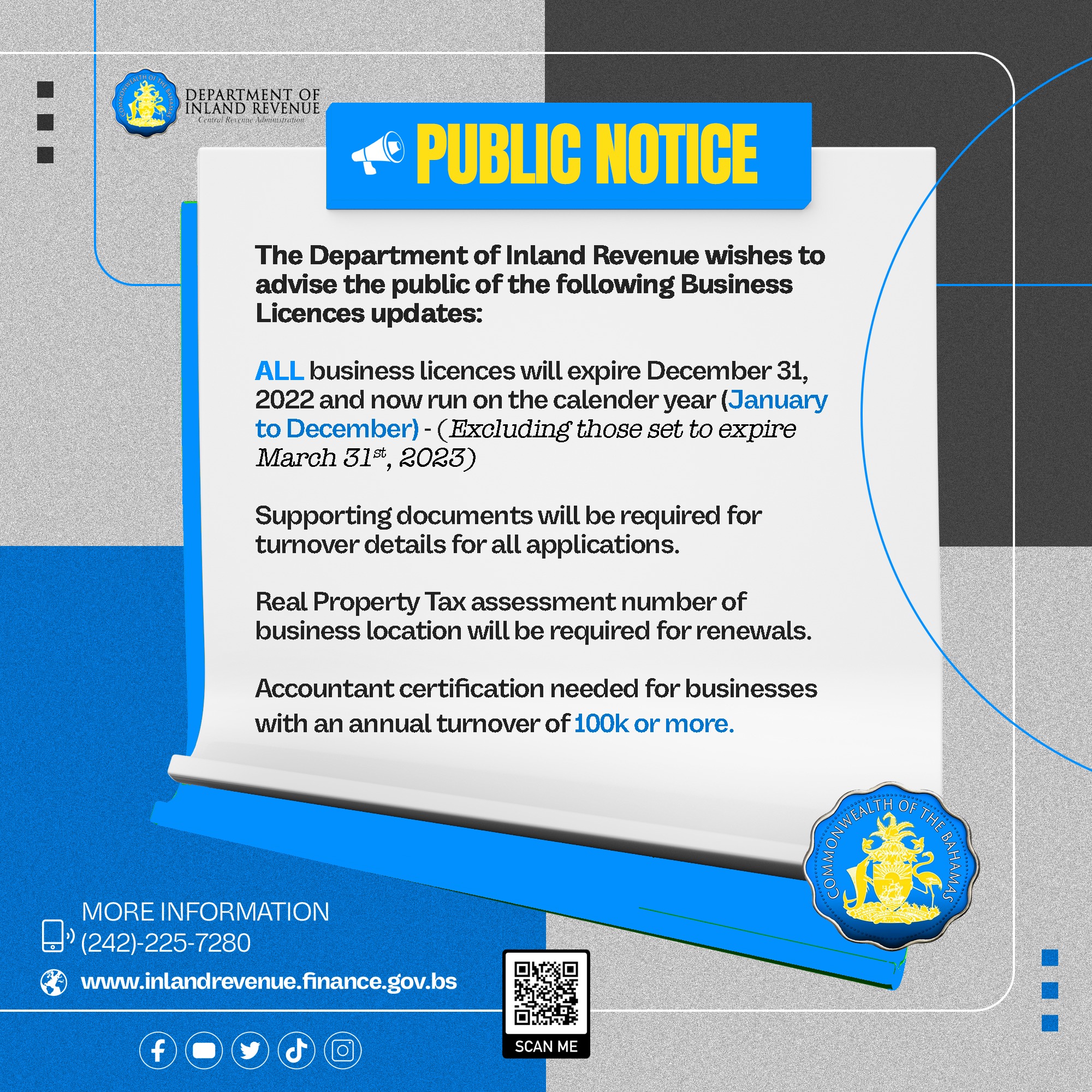 DEPARTMENT OF INLAND REVENUE visual data 3